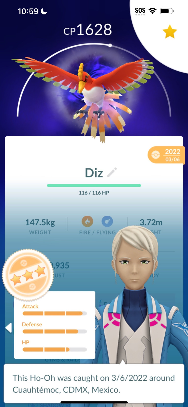 Pokémon GO - TRA’DE - (Apex Ho-Oh) - Registered