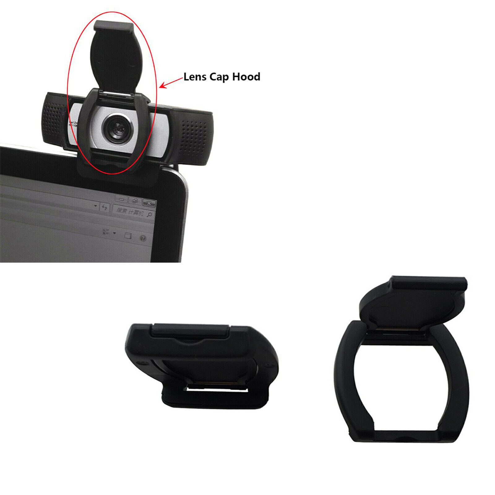 Privacy Shutter (Lens Cap, Hood Cover) For Logitech Pro Webcam C920 C922 C930e