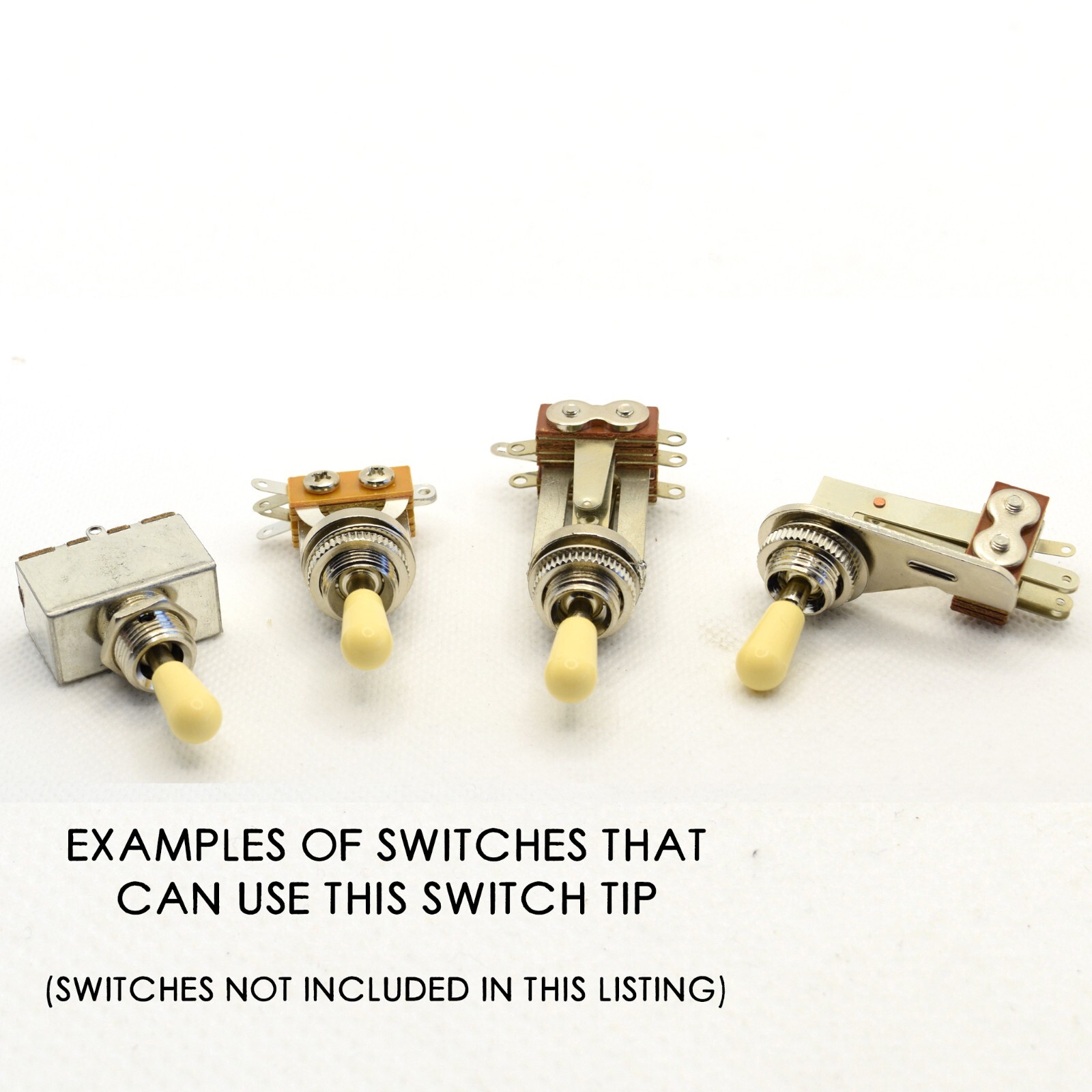 Set of 3 Screw-on Switch Tips for 3-Way Toggle Switch