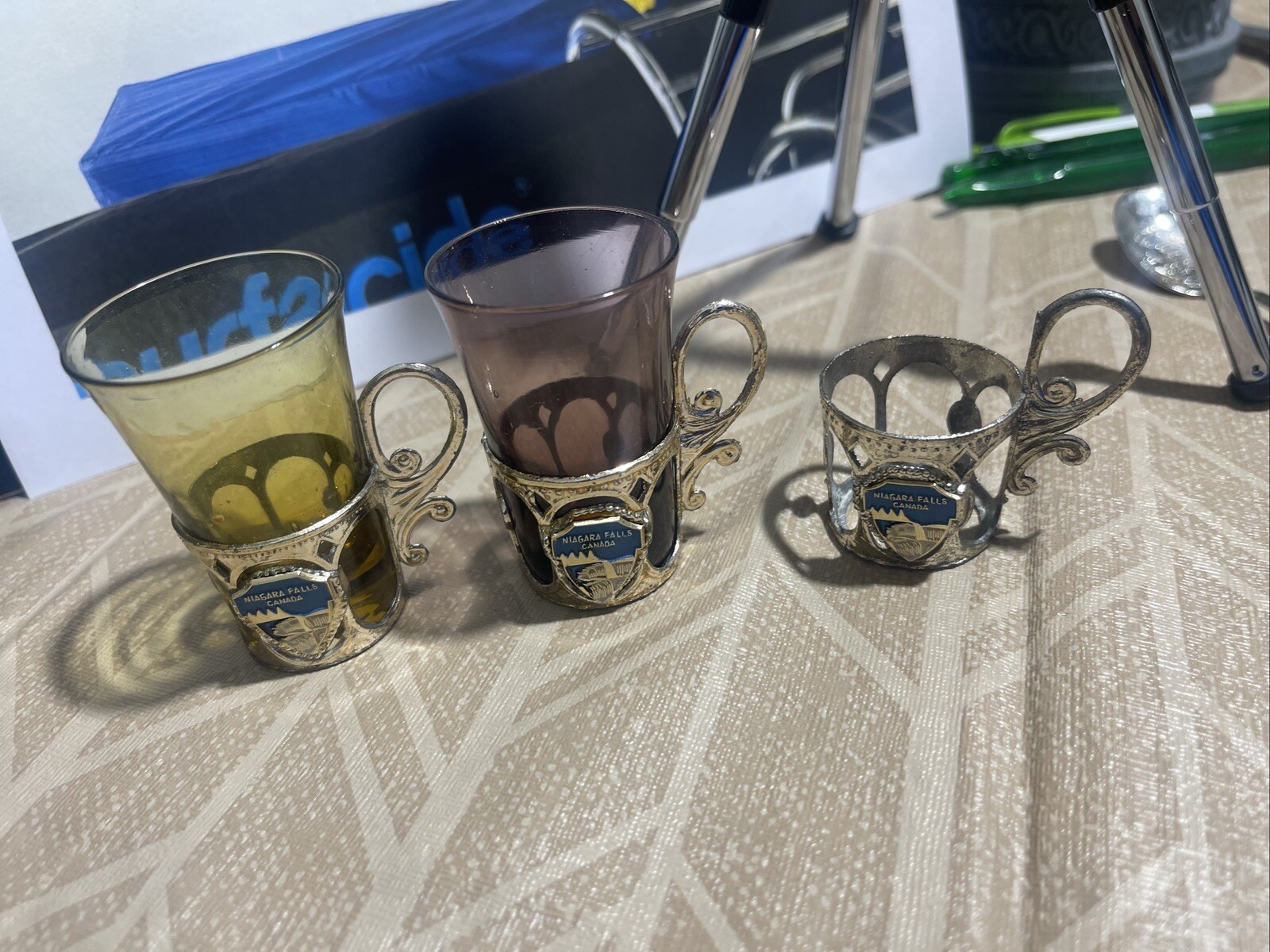 vintage cordial shot glasses