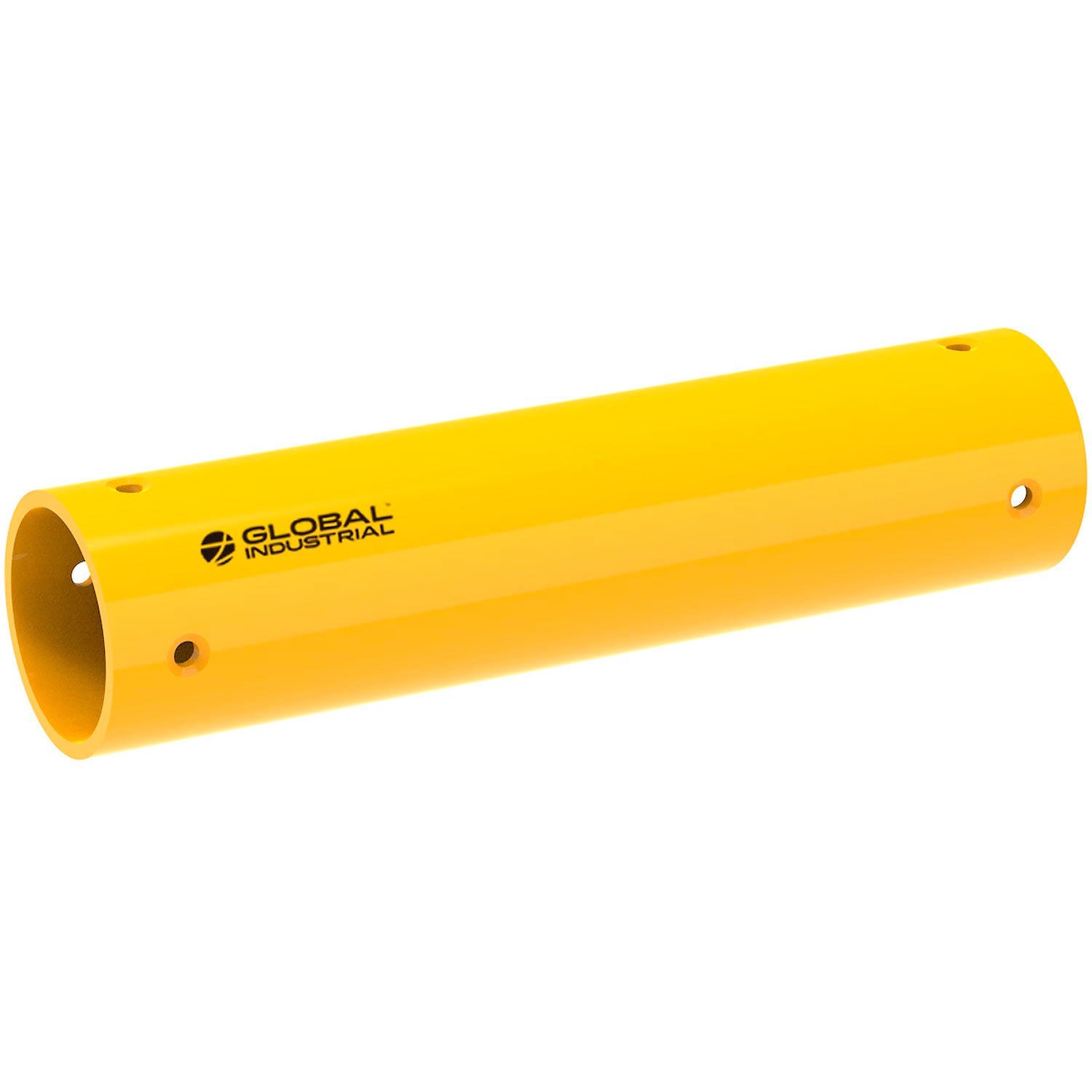 Global Industrial Protective Plastic Guard Rail 3'L x 6" Diameter Yellow