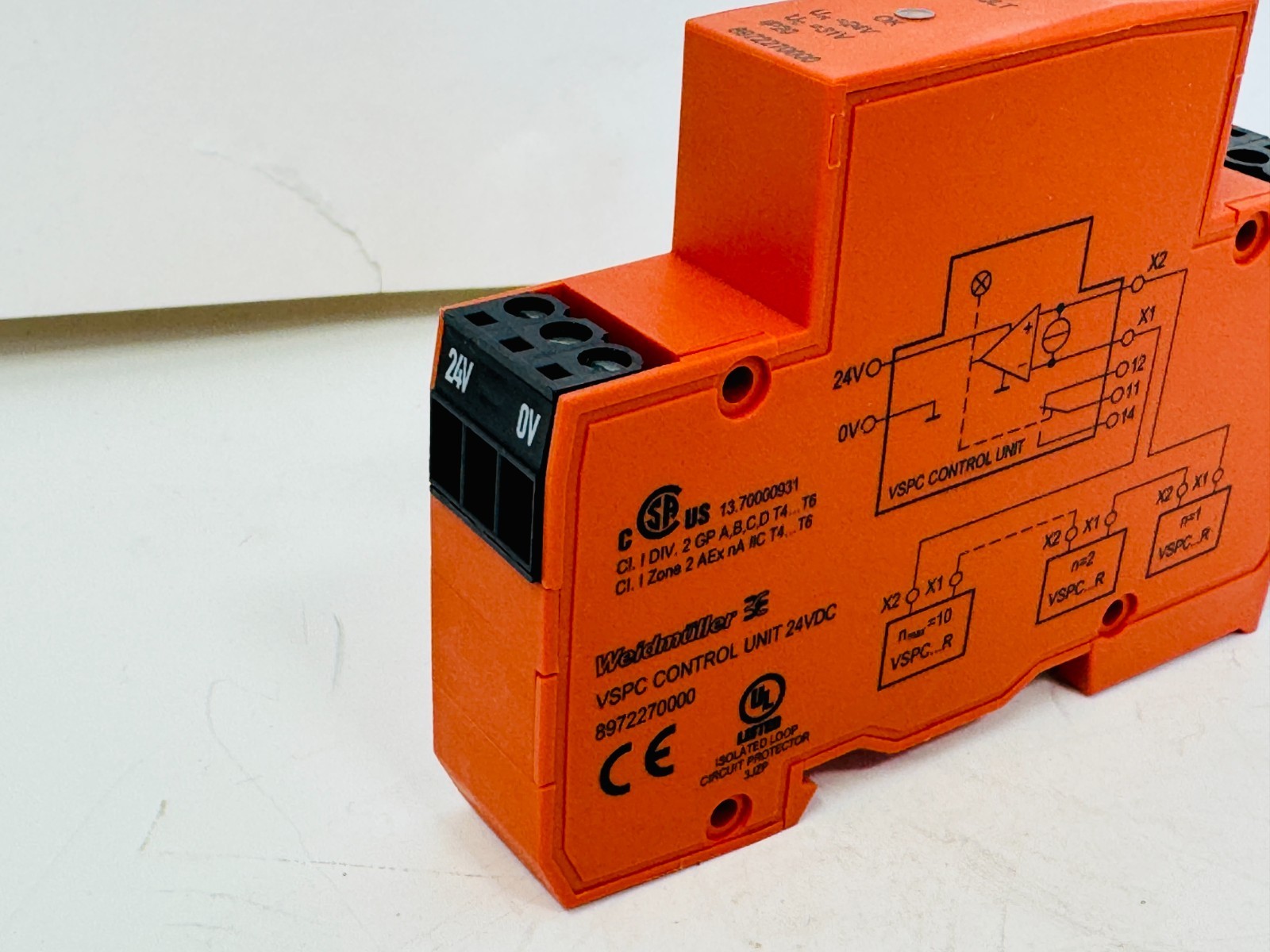 WEIDMULLER 8972270000. VSPC CONTROL UNIT 24VDC OPEN BOX