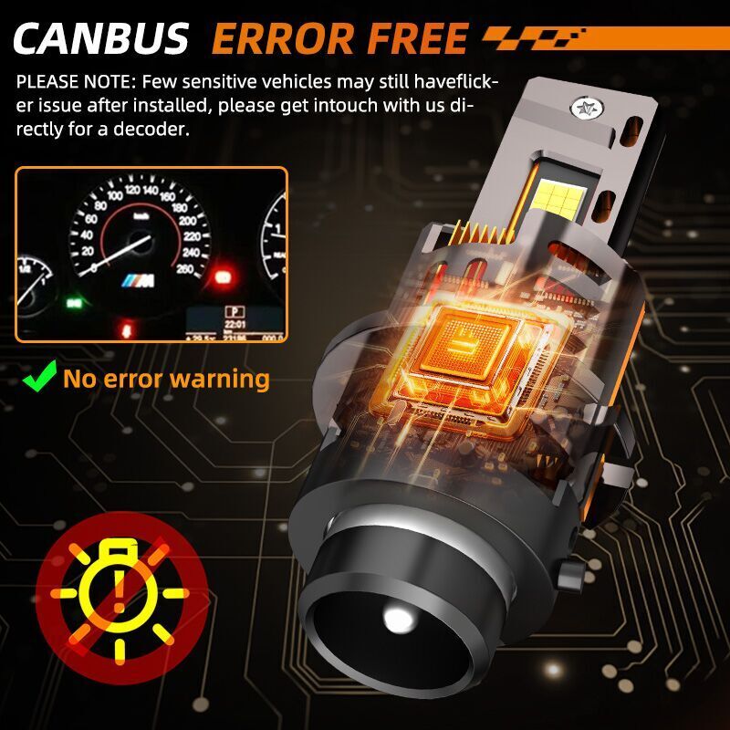 2X LED Headlight Bulb D4S D4R Replace HID Xenon Super White 6000K Conversion Kit