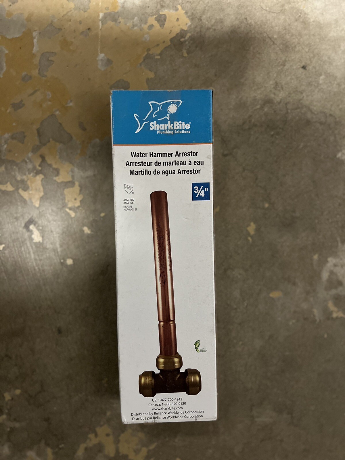 BRAND NEW SharkBite 3/4" Water Hammer Arrestor Model #22632