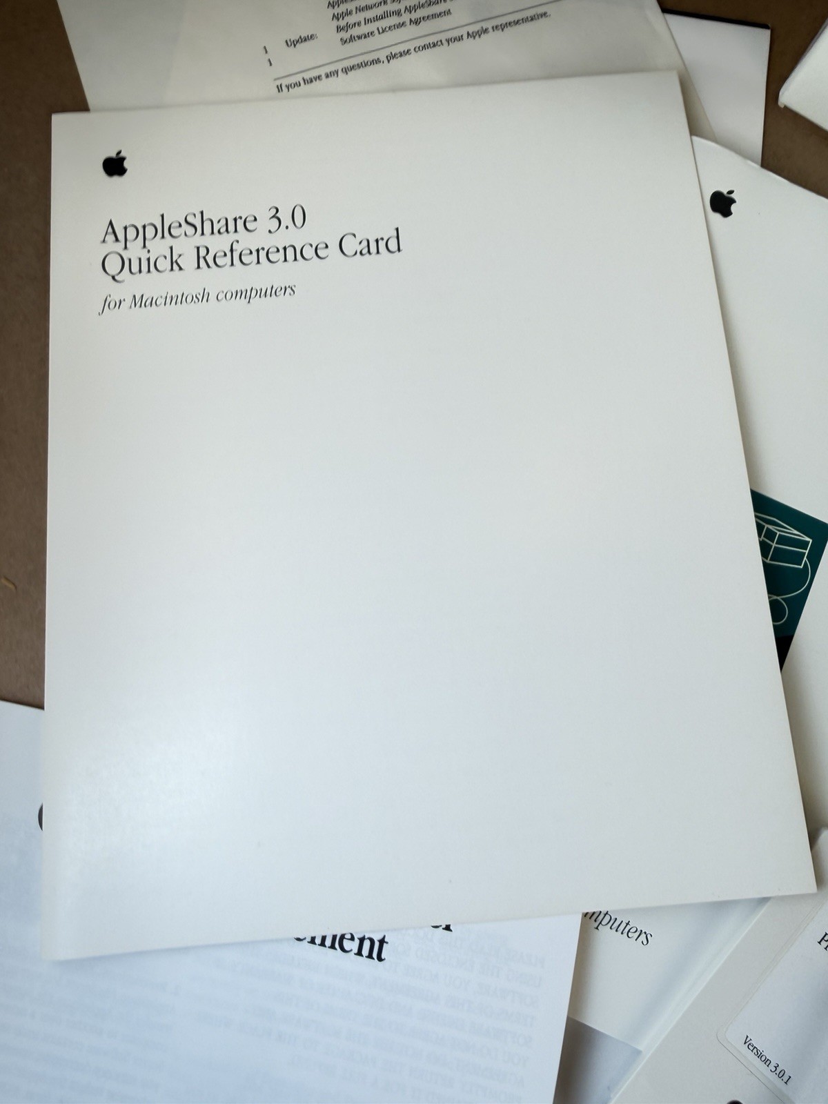 AppleShare Server 3.0 Complete Boxed Set + Update Kit Disks Manuals Macintosh
