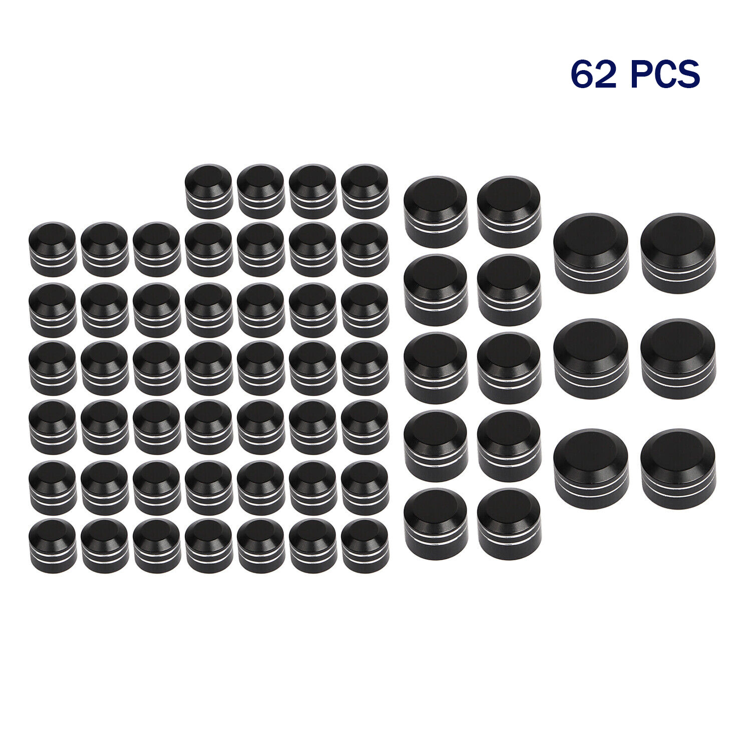 62X CNC Engine Bolt Caps Cover Set For Harley Touring Electra Street Road Glide
