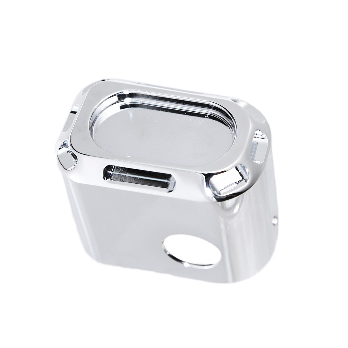 Chrome Rear Brake Master Cylinder Cover For Harley Softail Fat Boy FLFBS 18-25