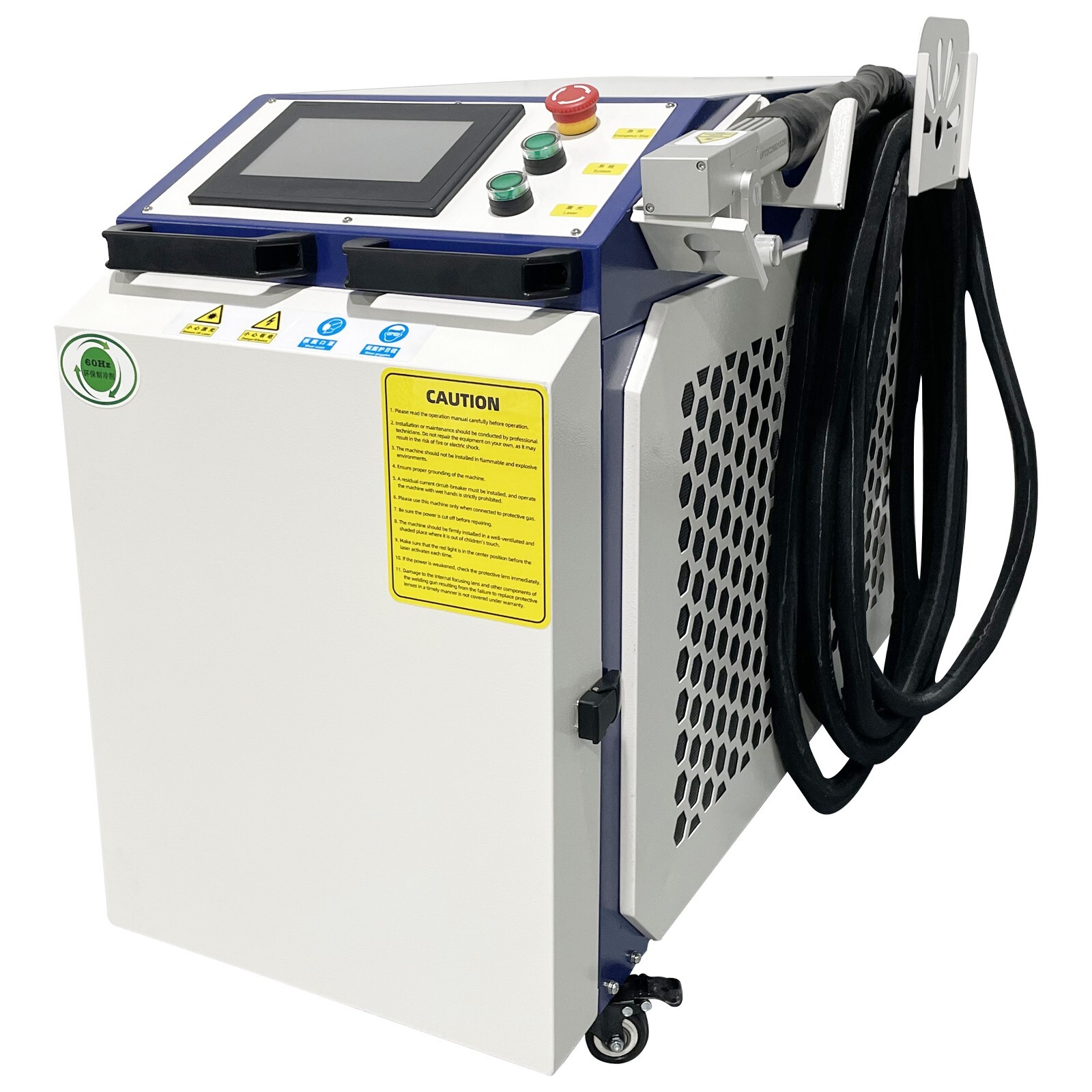 US 2000W Fiber Laser Cleaning Machine Metal Rust Oil Paint Removal Laser Cleaner