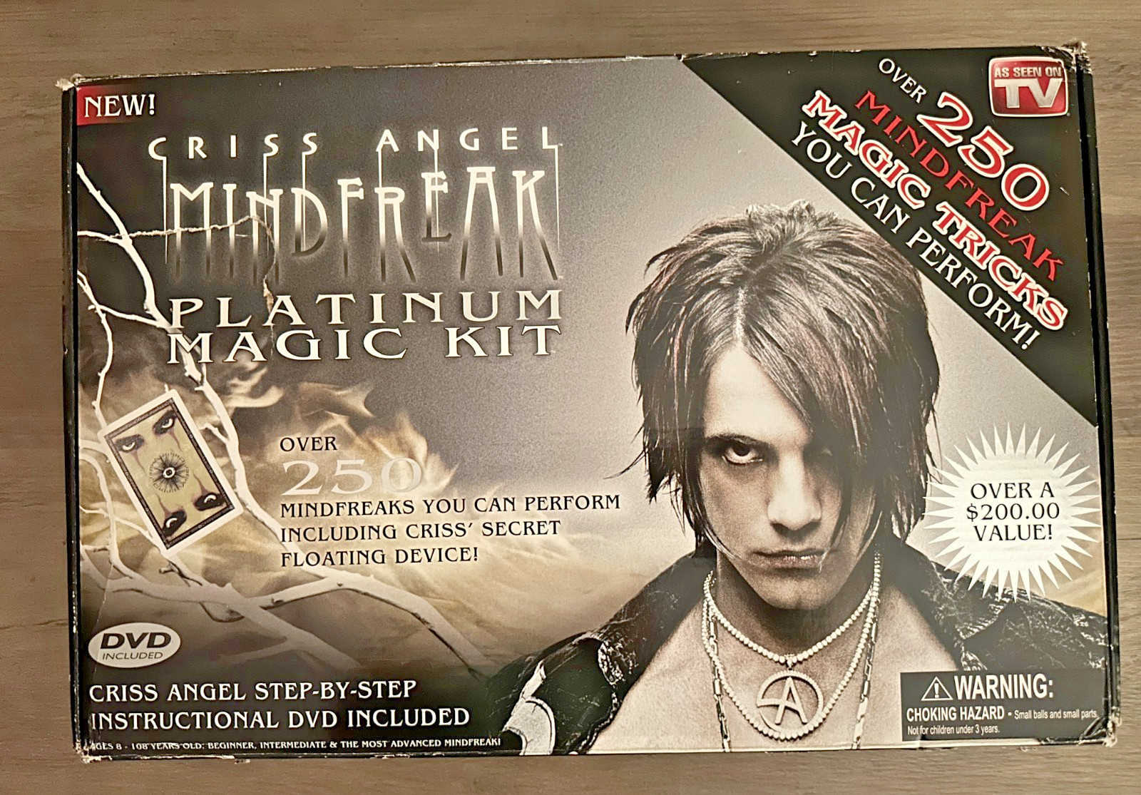 Criss Angel Mindfreak Platinum Magic Kit Open Box