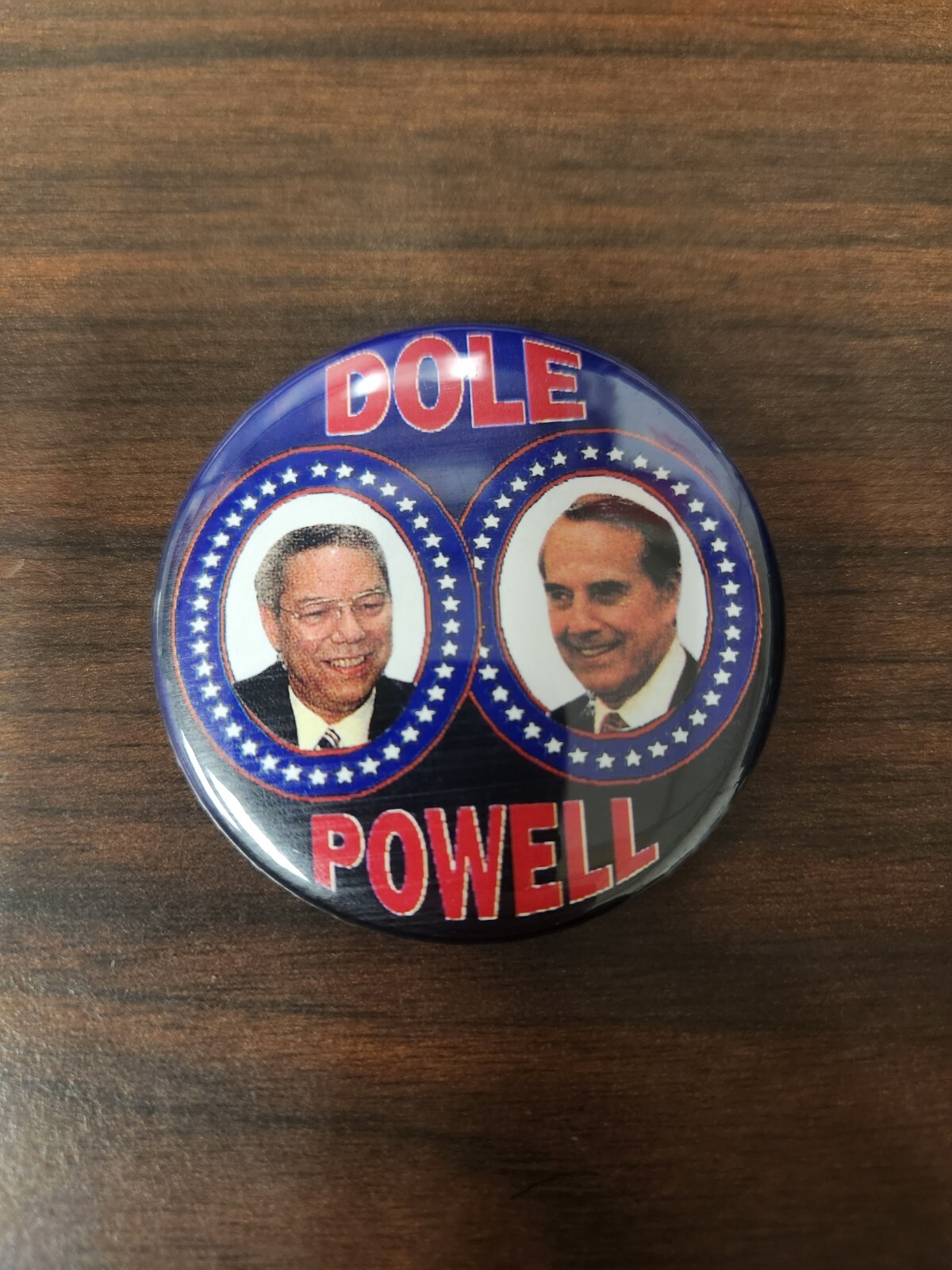 Vintage 1996 Dole Powell  Presidential Campaign Button  Elections