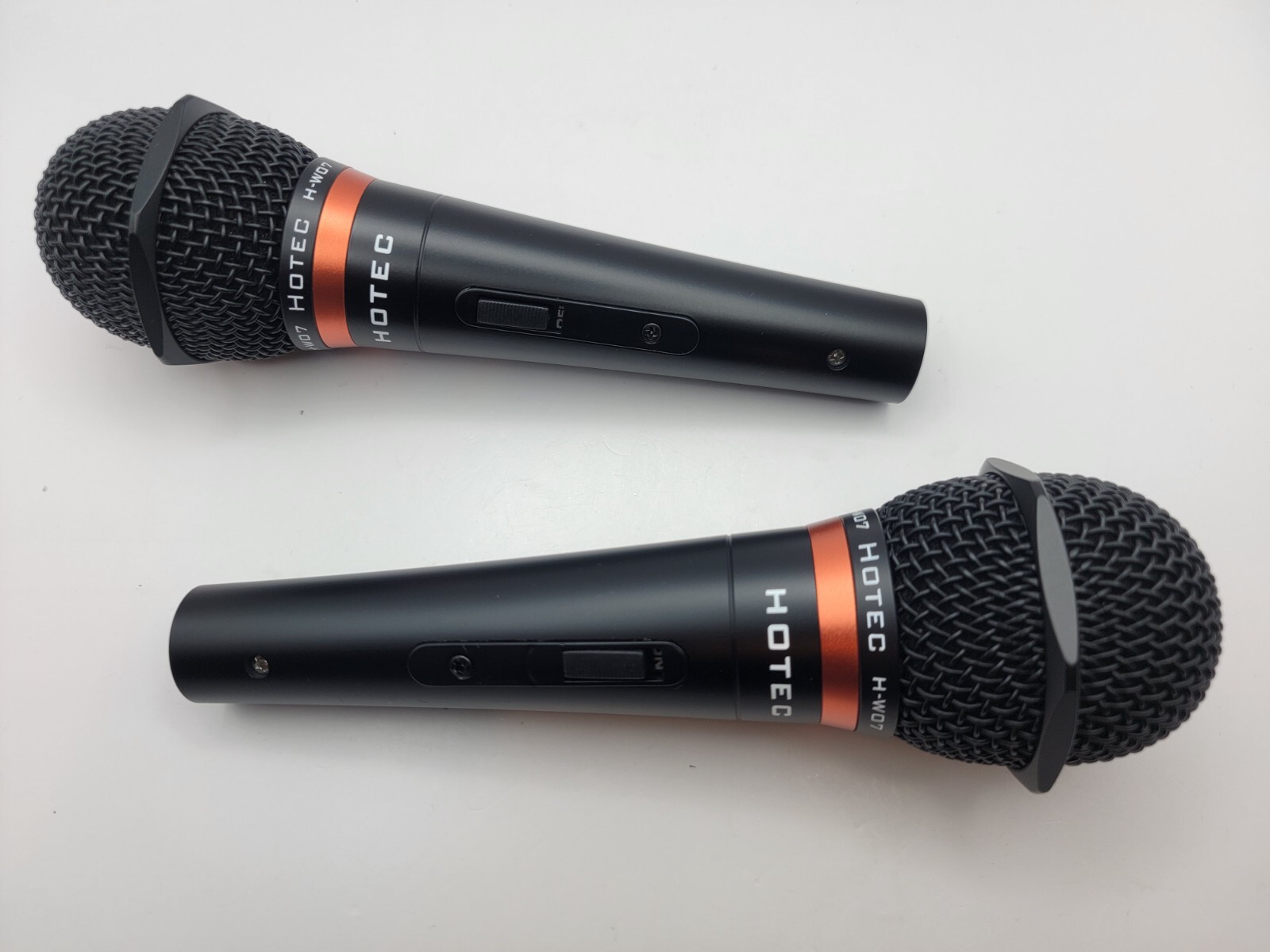 Hotec Professional Handheld Microphone Pair Vocal Dynamic w/ Detachable Cable