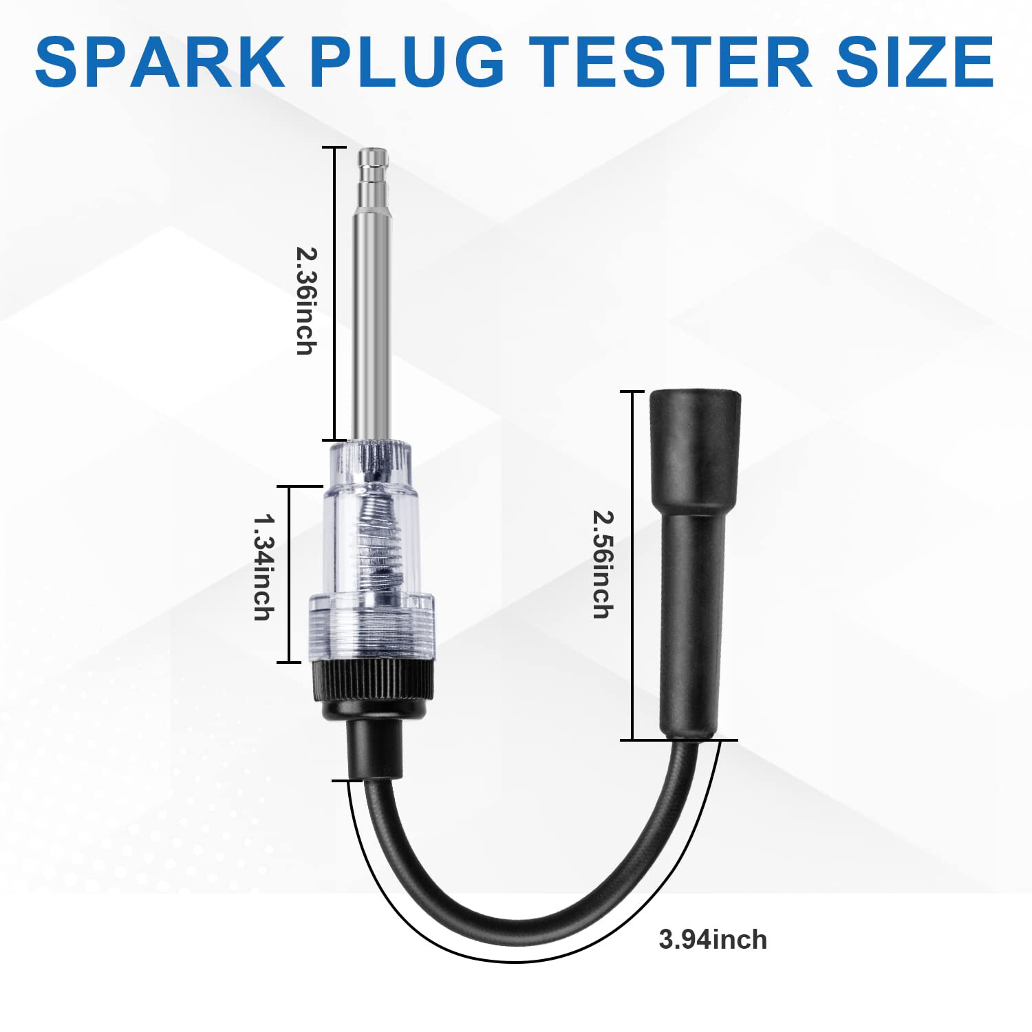 2 Pcs Inline Spark Plug Tester, Plug Engine Ignition Tester, Auto Motorcycle