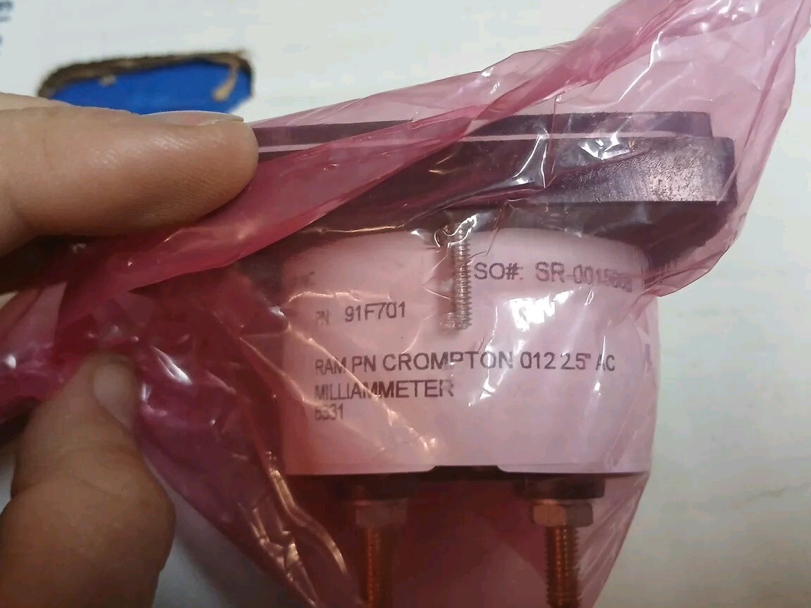 Crompton 012 2.5" AC Milliammeter