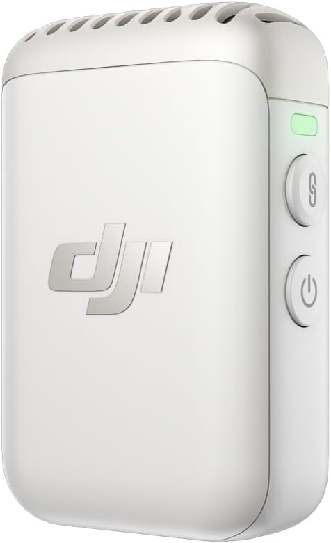 DJI Wireless Microphone Intelligent Noise Cancelling Bluetooth Fit Vlogs,YouTube