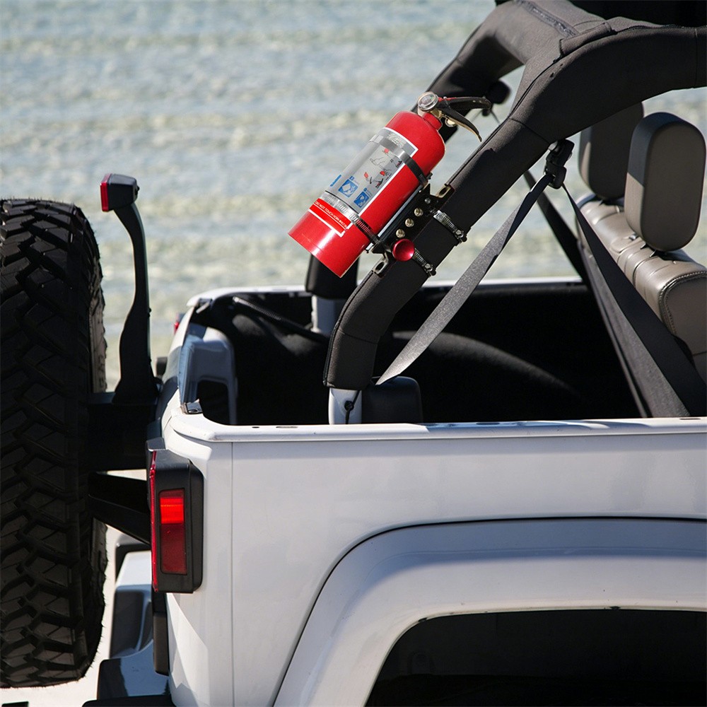Quick Release Fire Extinguisher Mount Bracket Holder Roll Bar Mount For UTV Jeep