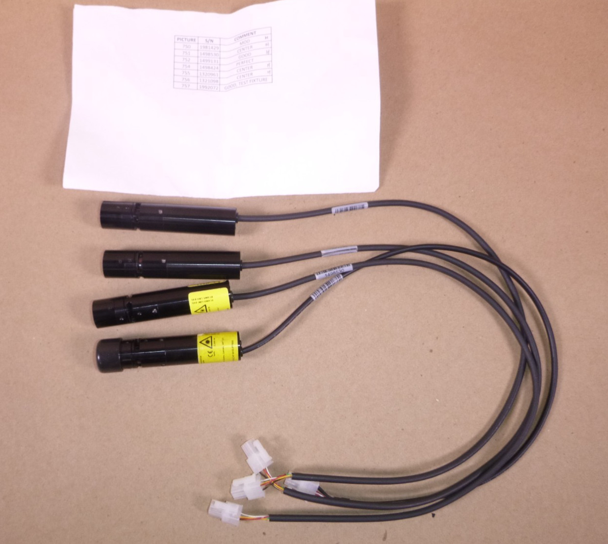 (Lot of 4) Osela Streamline Laser SLP-808-500-RT-H-30-23LO (USED)