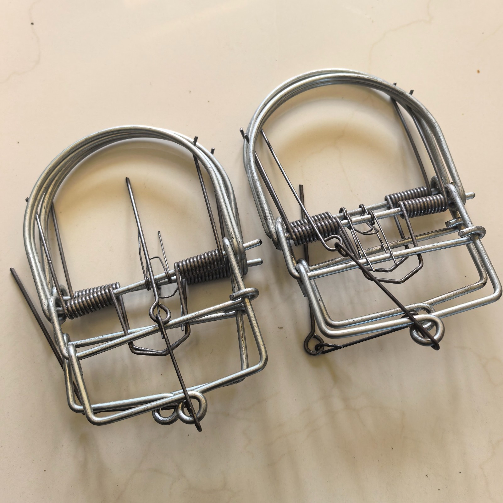 4 New Mouse Rat Rabbit Spring Traps Raccoon Mink Muskrat Trapping Nuisance