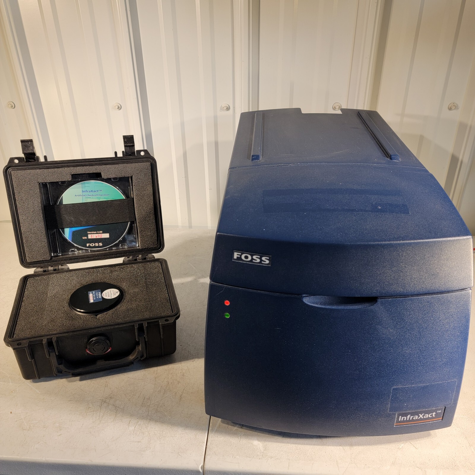 Foss InfraXact 7500 NIR Spectrometer  Feed Grain Analyzer w/ Check Cell Standard