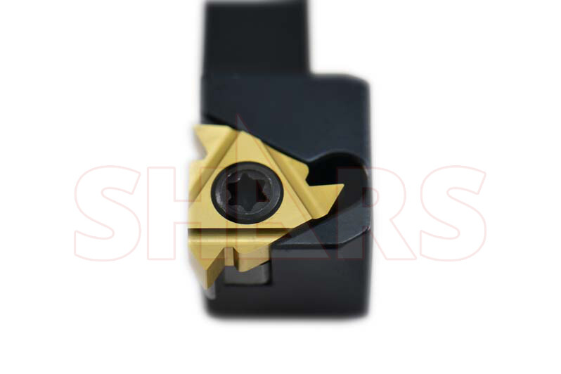 Shars 3/8 x 2-1/2 LH Indexable External Threading Tool Holder IR16 Insert NEW P]