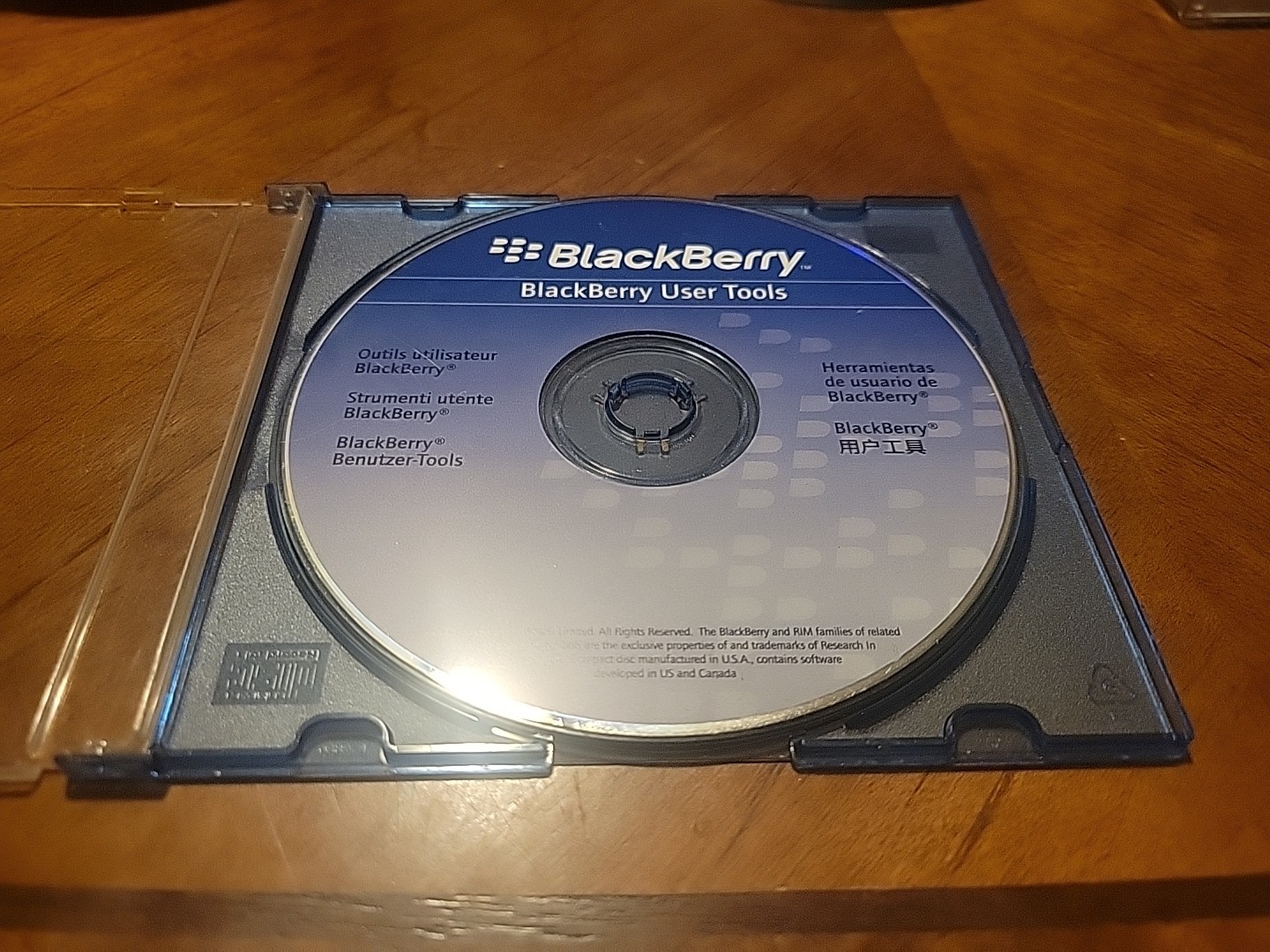 Vintage Blackberry User Tools Software Windows Computer PC CD-ROM 2006 Disc