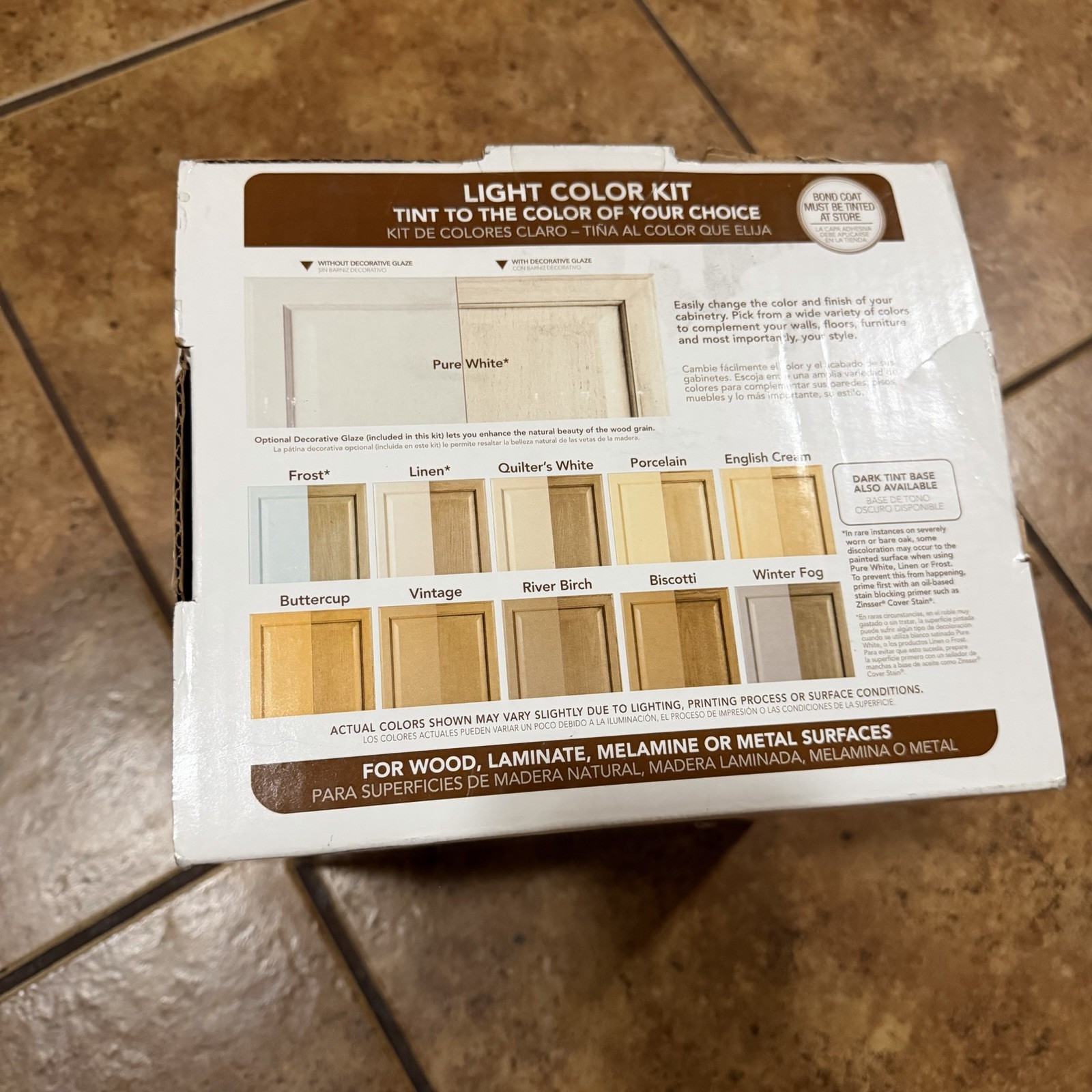 Rustoleum Cabinet Transformations Light Tint Base Complete Coating Kit