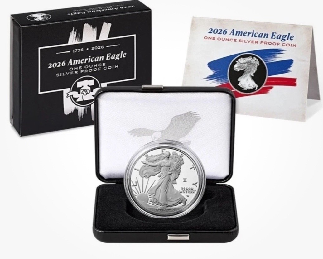 1776 - 2026 W PROOF 1 Ounce Oz American Silver Eagle US MINT w/ OGP