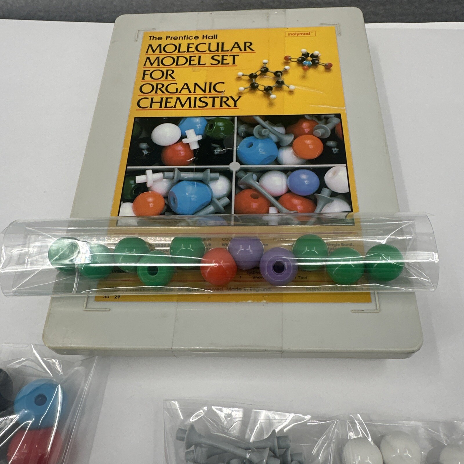 Molymod Molecular Model Set for Organic Chemistry The Prentice-Hall 1984