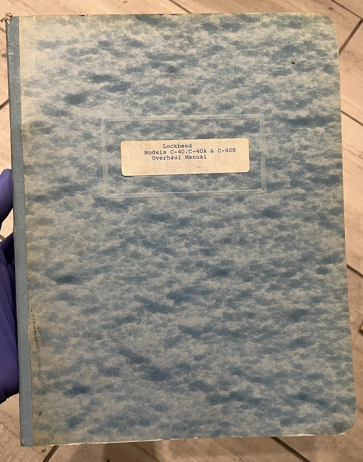 Lockhead C-40, C-40A, C-40B Overhaul Manual     Older Copy