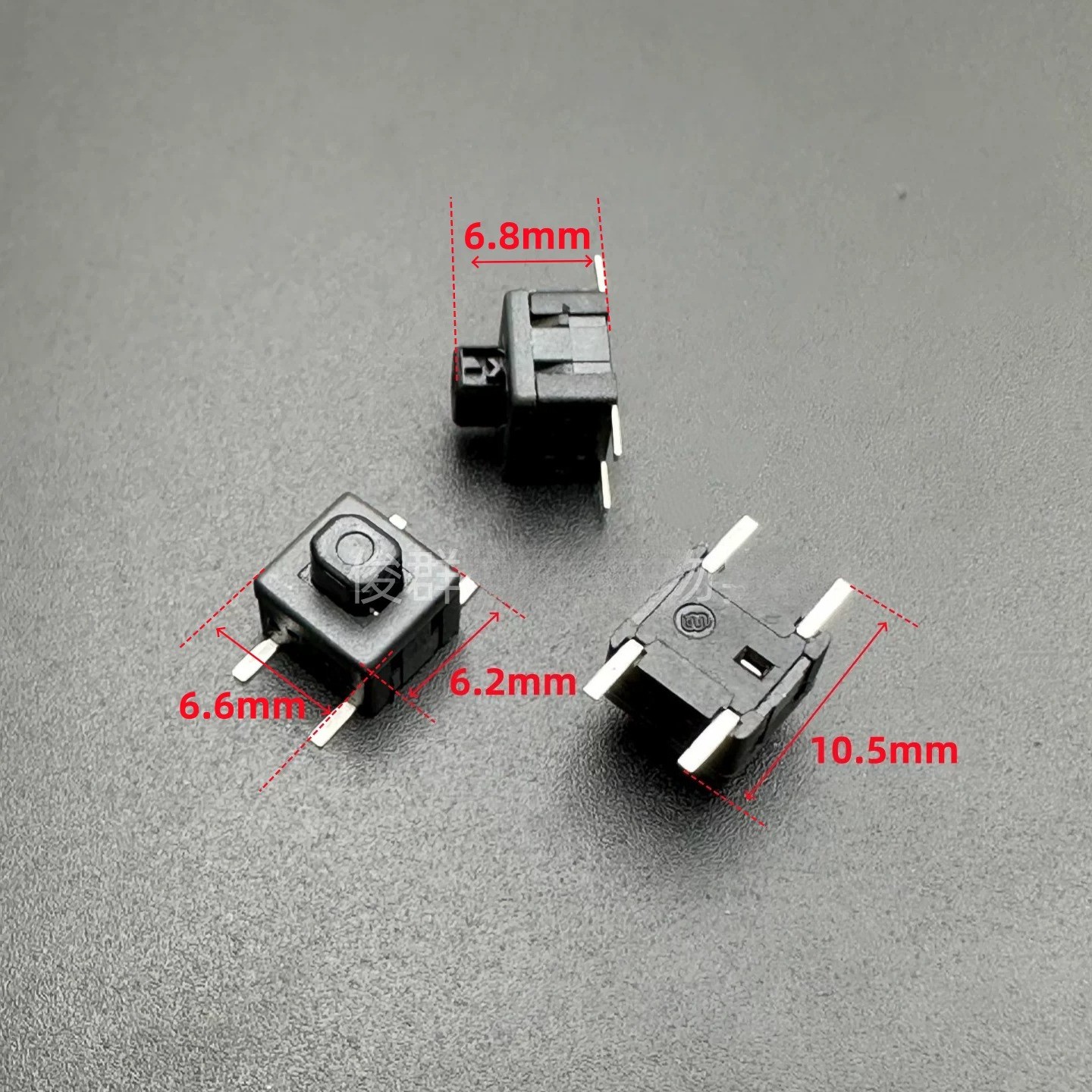 PB-21B01-TR lock SMD touch switch 6.2*6.6*6.8 button 4-pin patch self-locking