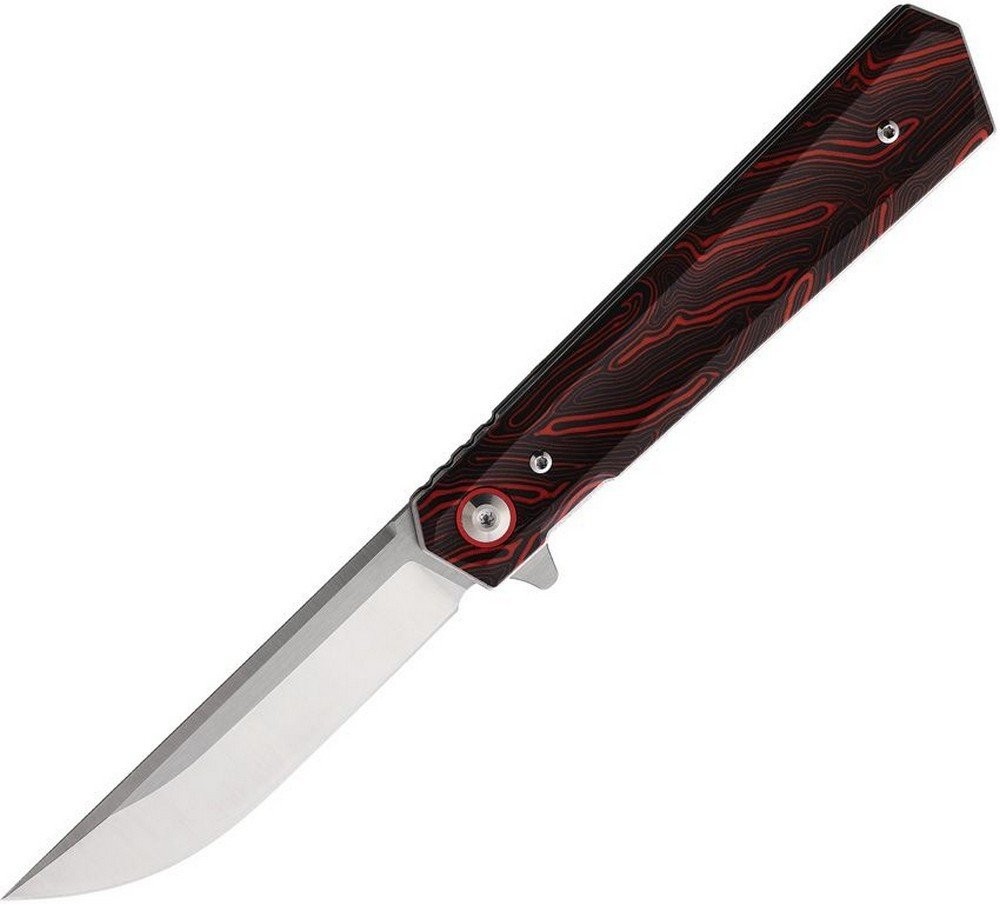 Rough Ryder Reserve Red And Black G10 Linerlock Folder Knife - RRR033 T2111C9-7