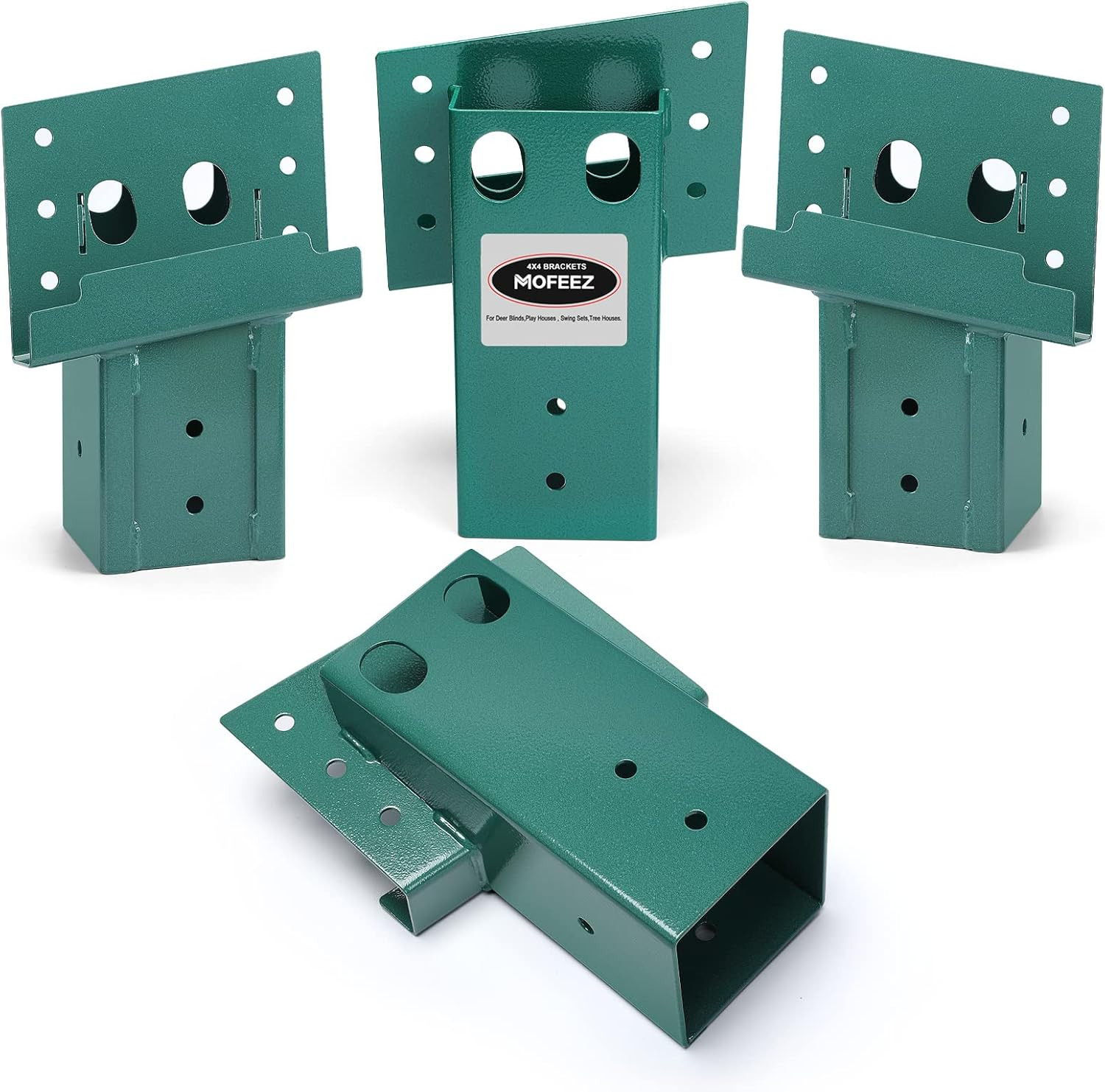 Outdoor 4X4 Compound Angle Brackets for Deer Stand Hunting Blinds Shooting Shack