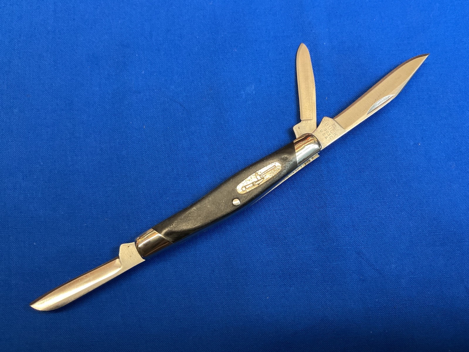 Buck Cadet Stockman 303 Folding Pocket Knife 1999 Date Code