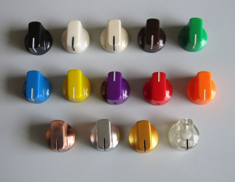 KAISH 10xGuitar AMP Effect Pedal Knobs Davies 1510 Style Pointer Knob Aged White