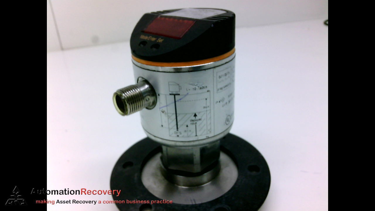 EFECTOR LR7000 WITH ATTACHED PART NUMBER MOUNTING PLATE LEVEL SENSOR, #203821
