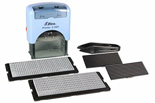 Shiny Self Inking Custom Text Printing Kit (S-883) DIY