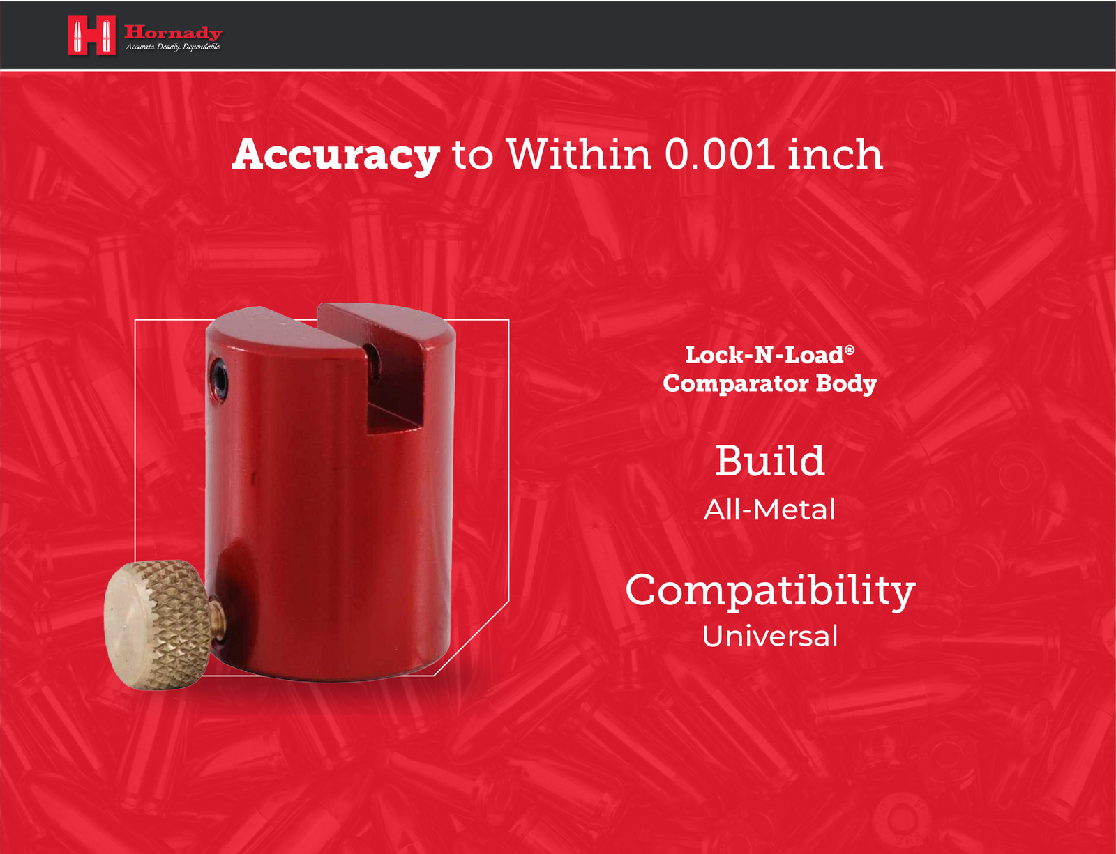 Hornady Lock-N-Load Bullet Comparator Body