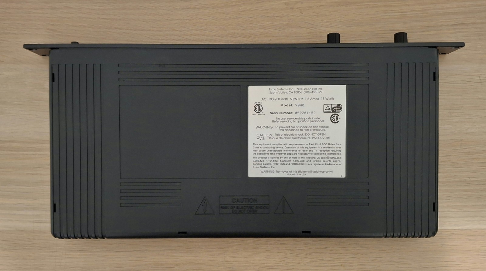 E-MU Systems Proteus 3 World 16 Bit Multi-Timbral Digital Sound Module 9040