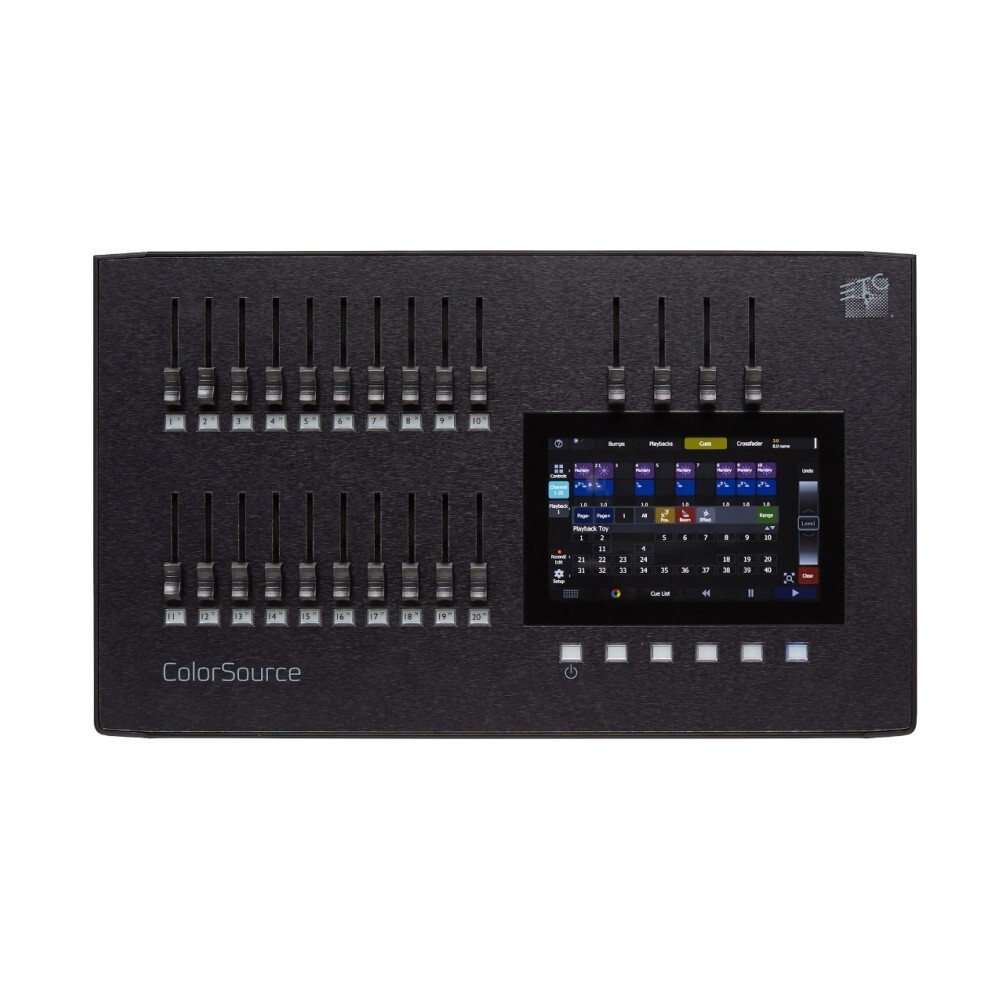 ETC COLORSOURCE 20 AV Control Console 40 Fixtures, 20 Faders, HDMI, Audio Output