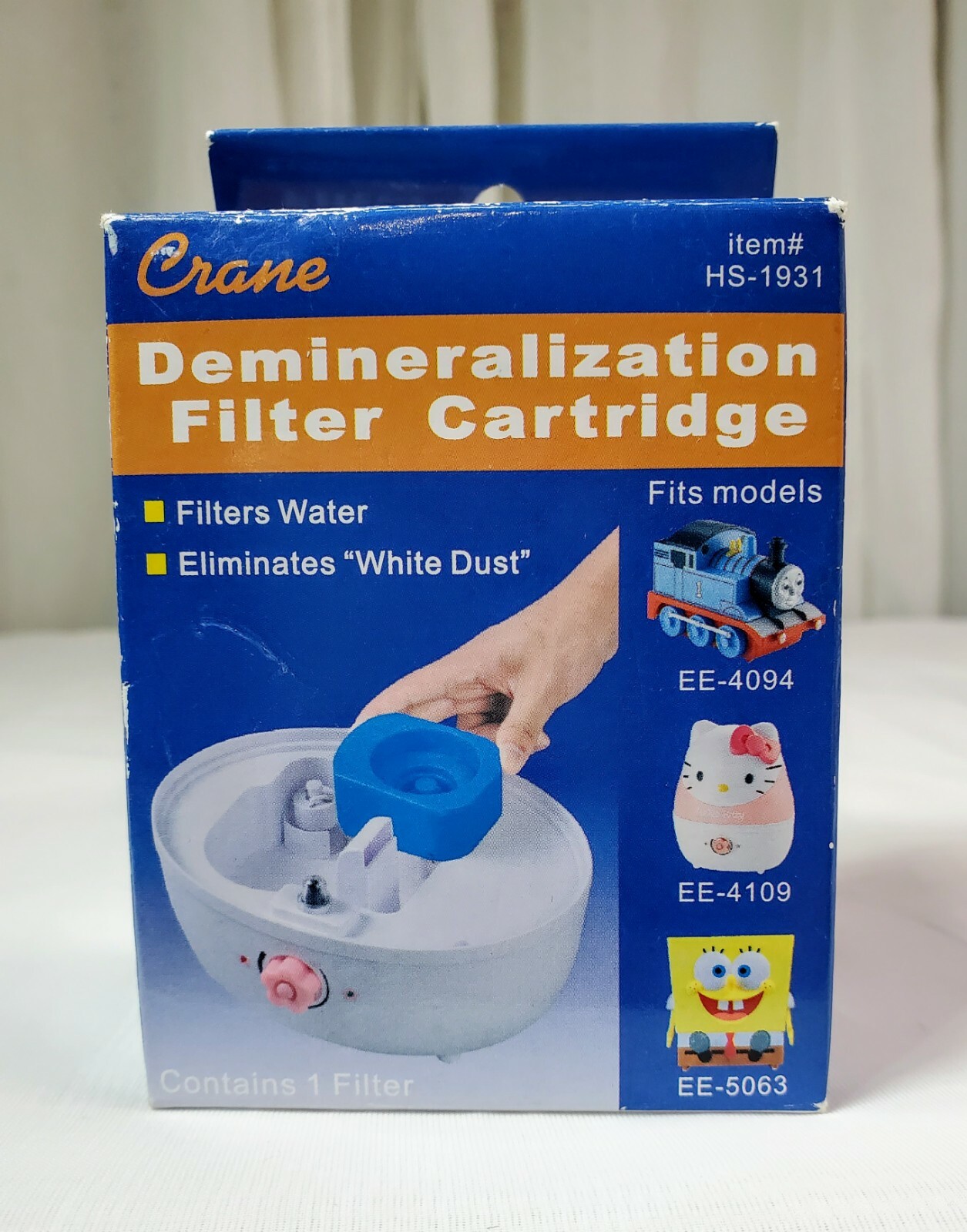 Crane Demineralization Humidifier Filter  1 Count New Open Box HS-1931
