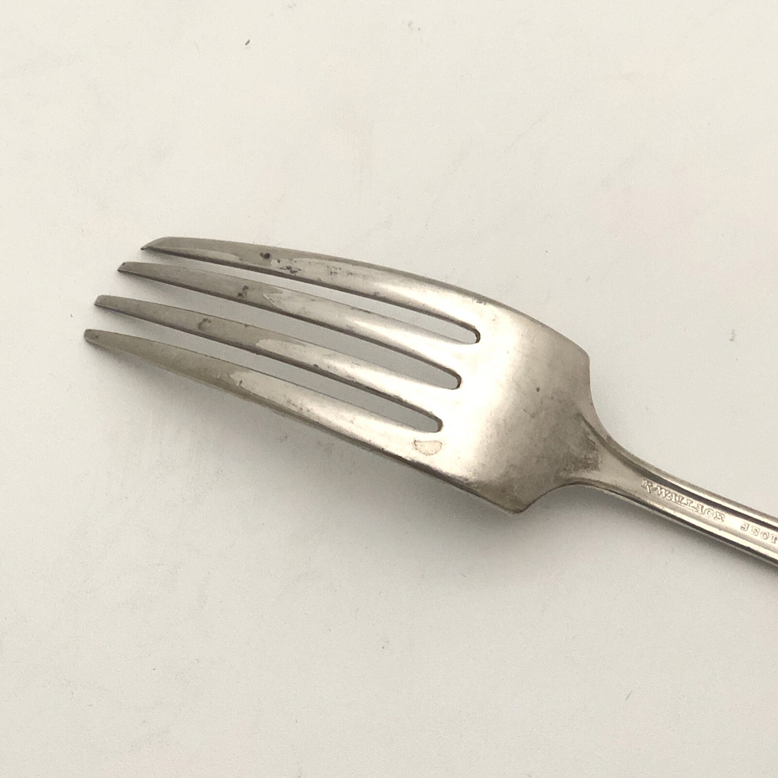 Wallace Hudson Silverplate Dinner Fork Flatware Silverware 7 1/2