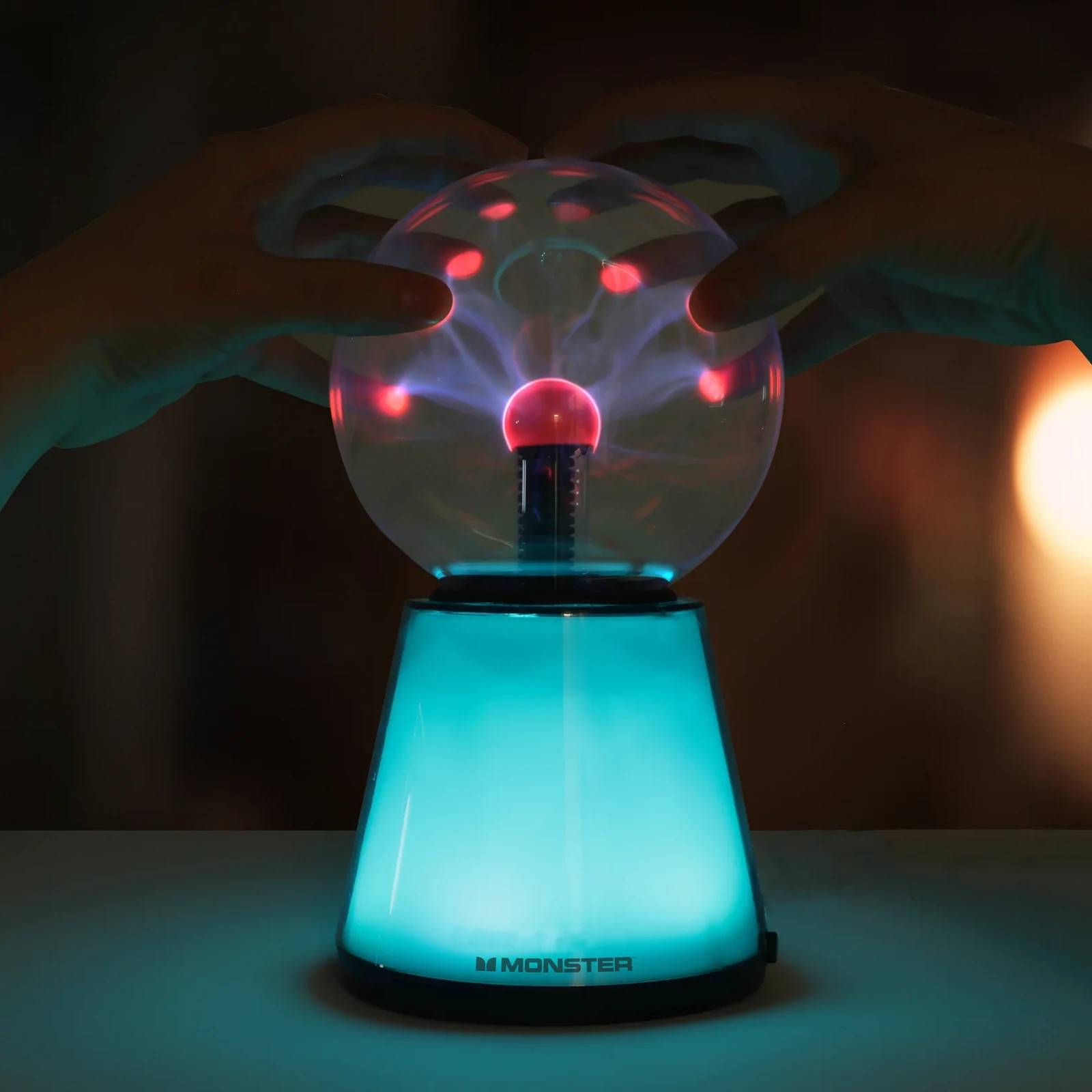 Monster 5.5" Multicolor Plasma Sphere Lamp Touch Activated Science