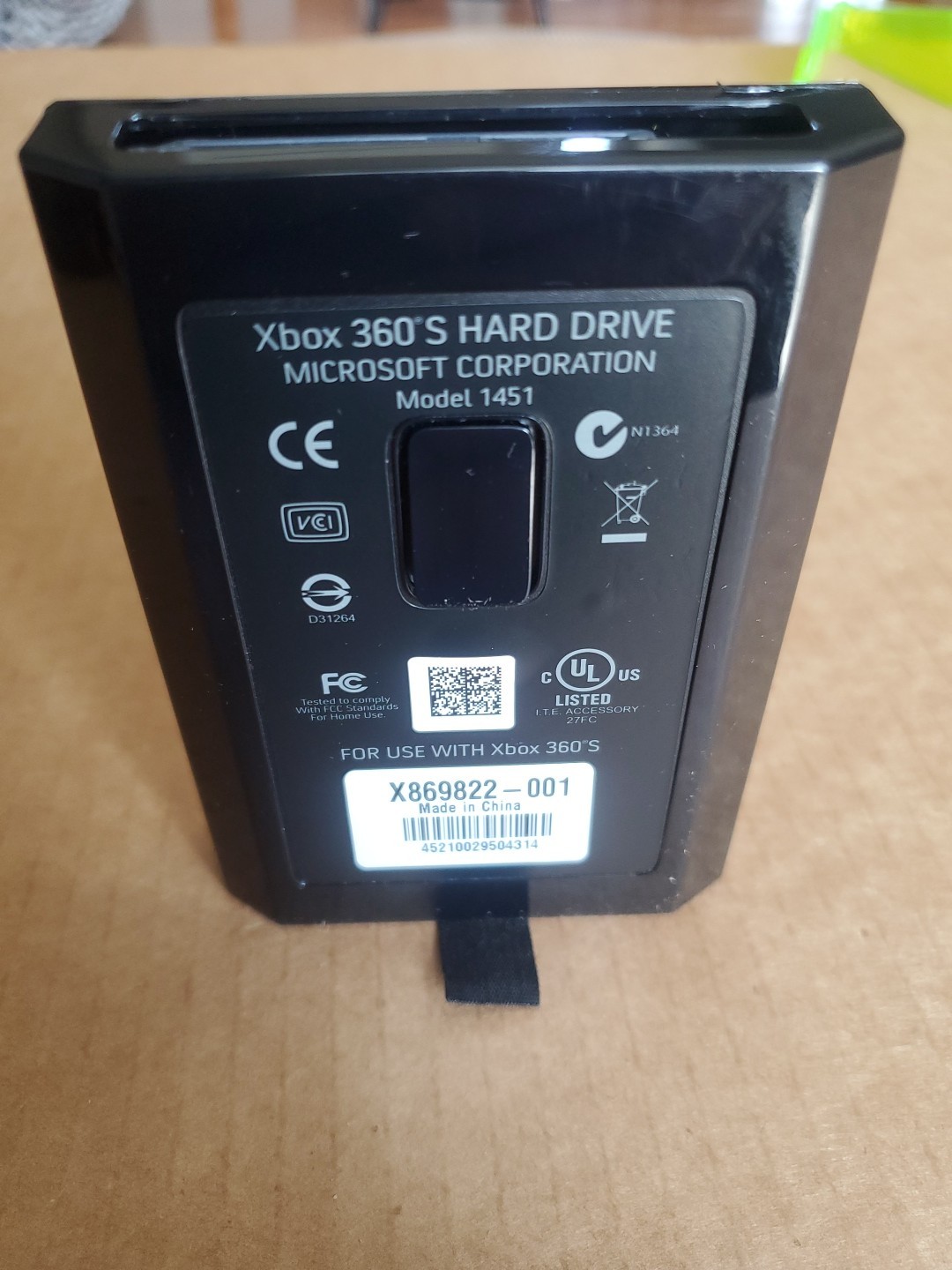 250 GB HARD drive Xbox 360 S Model #1451 - Microsoft CORP.