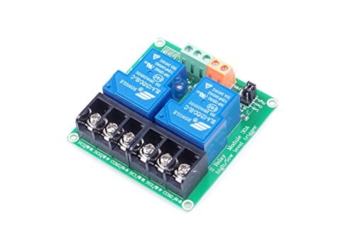 DC 12V 30A 2-Channel Relay Module High Or Low Level Triggering with