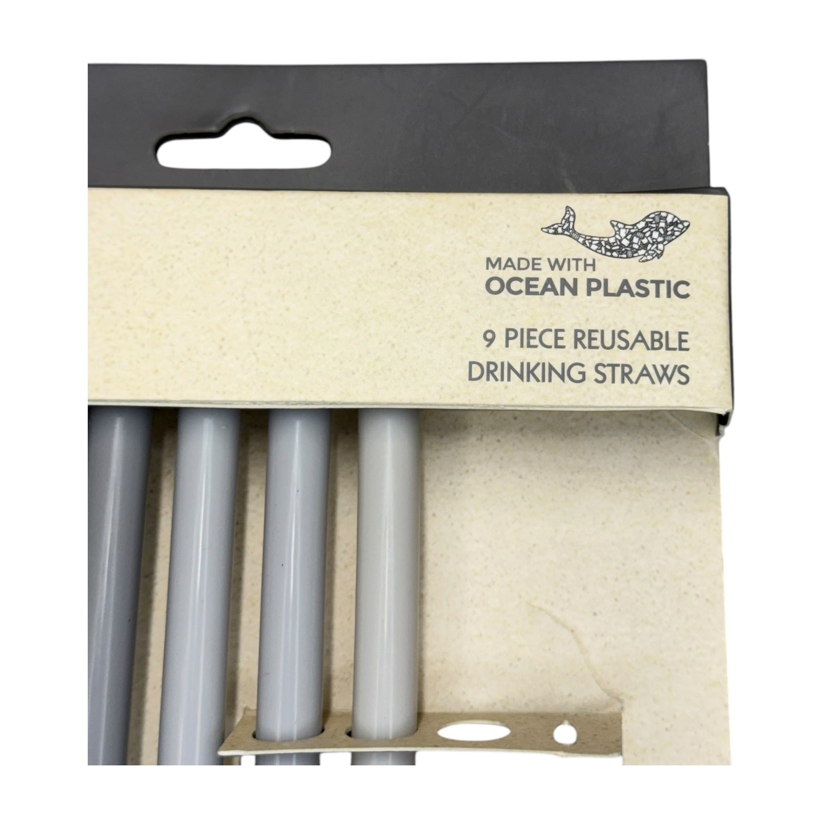 Ocean Reusable Straws Set Made With Recycled Ocean Plastic 7 Pack