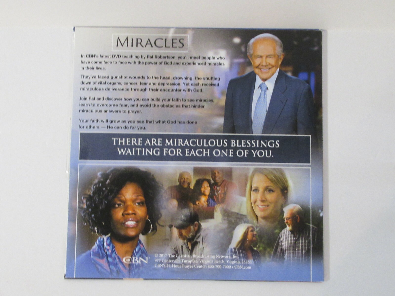 Pat Robertson - CBN - Miracles - DVD - New/Sealed