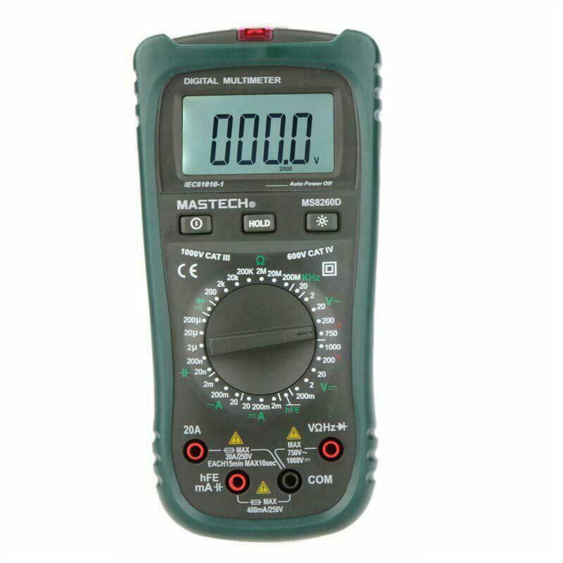 MASTECH MS8260D Digital Multimeter 4 1/2 Non-contact Current Frequency US ship