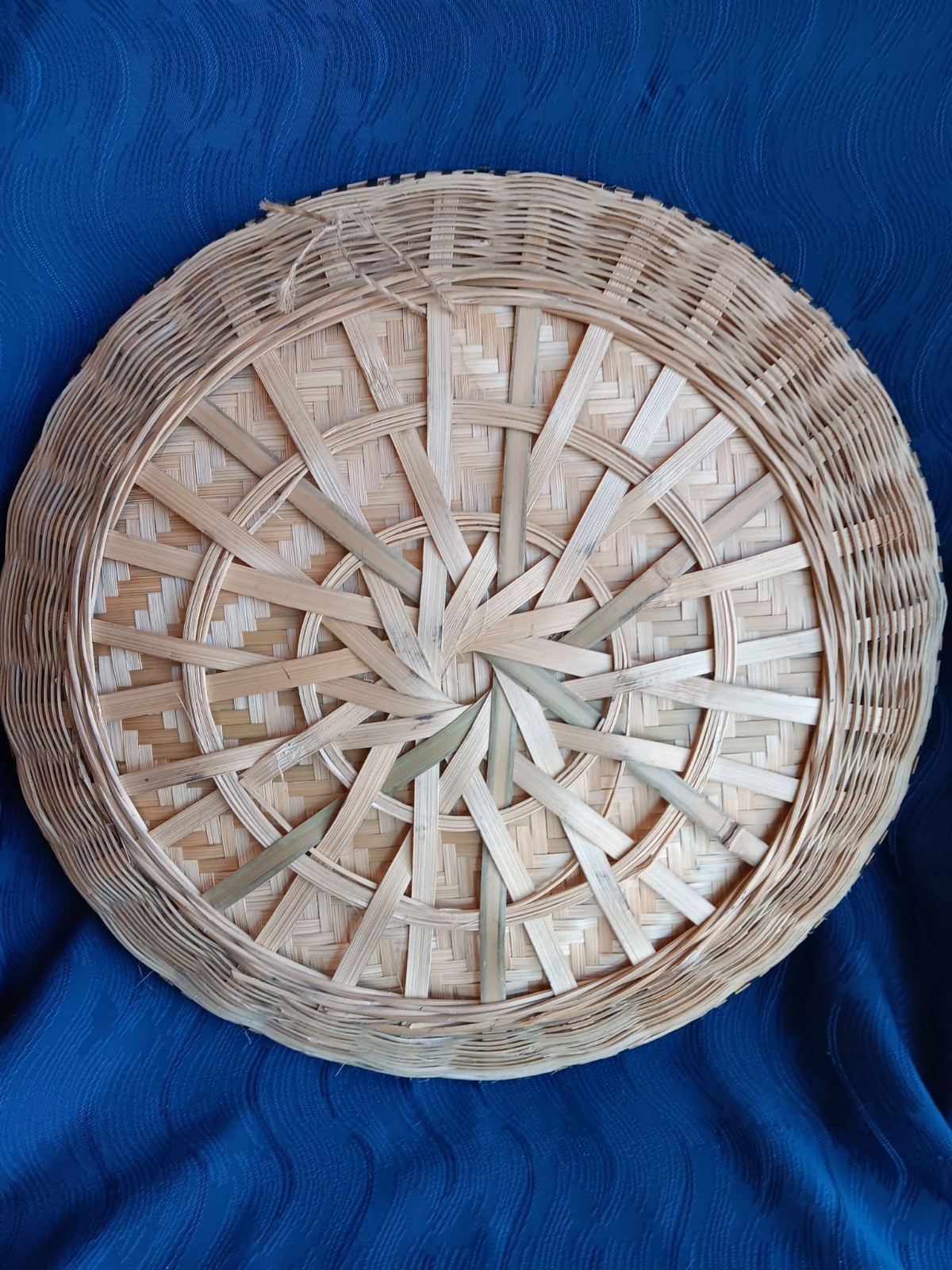 Basket 3D Handmade Landscape Artwork Gorgeous With Hanger On Back Large