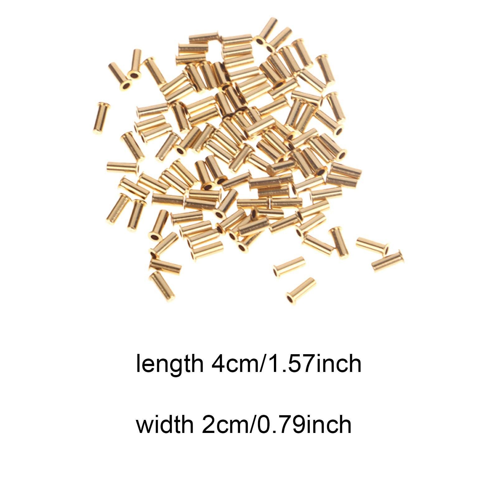 100 Pieces PCB Plug and Socket Spare Parts Brass Stable Performance DIY Keyboard