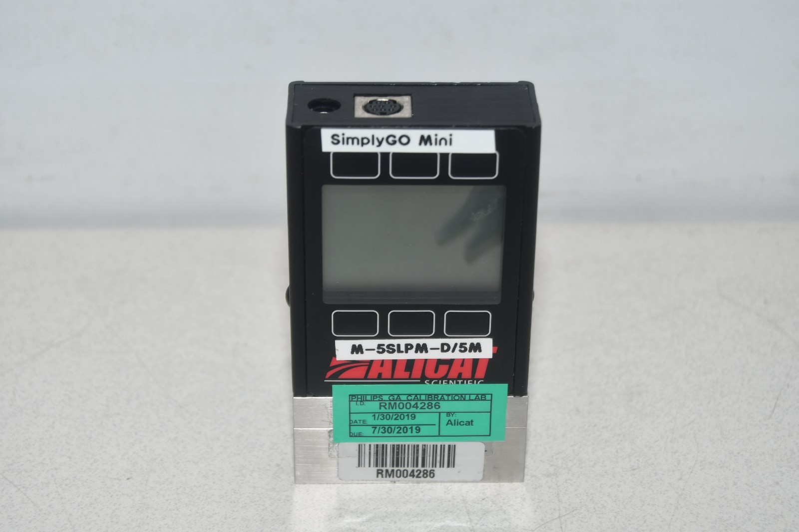 ^ Alicat M-5SLPM-D/5M Gas: N2 Flow Controller #X8346