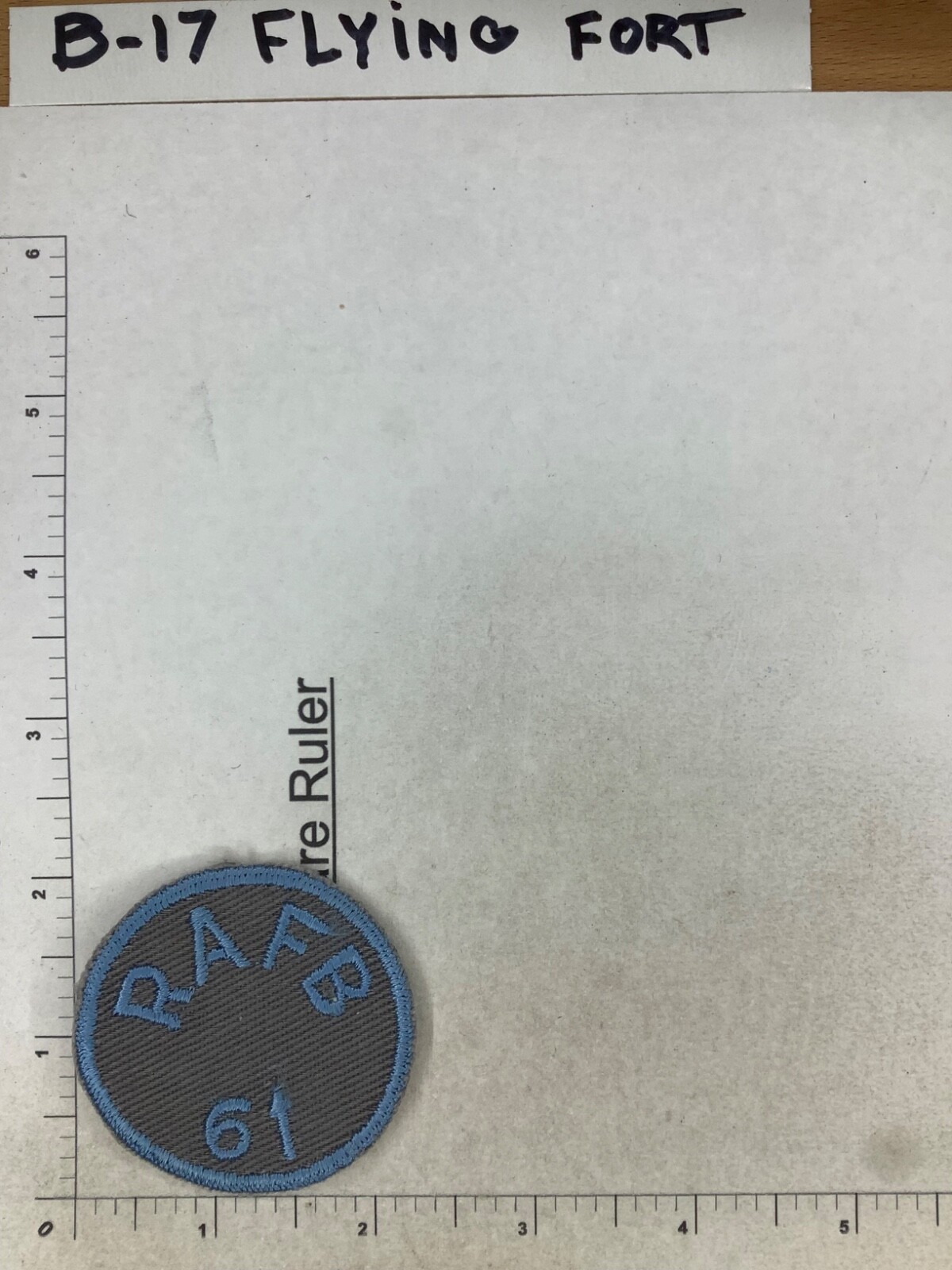 VINTAGE USAF RAFB 61 PATCH